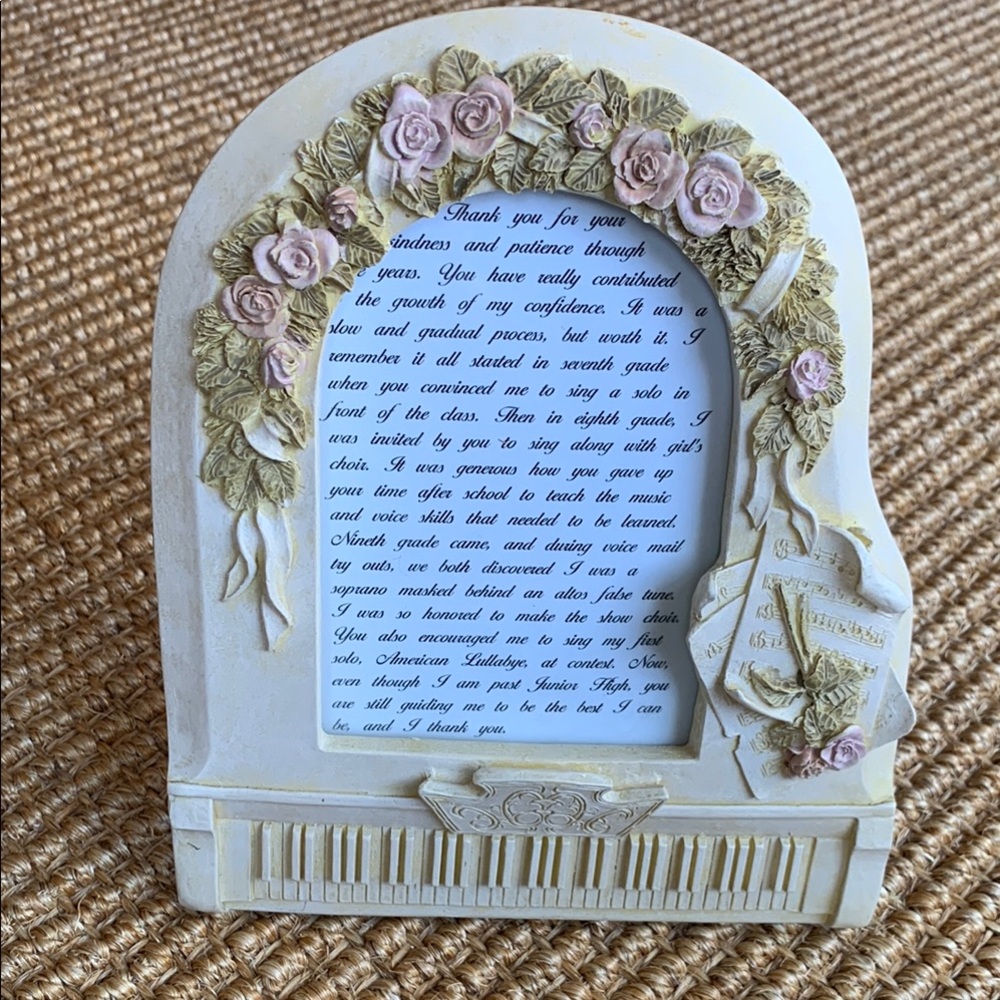 Grand Piano Frame Floral arch - Cream and Pink